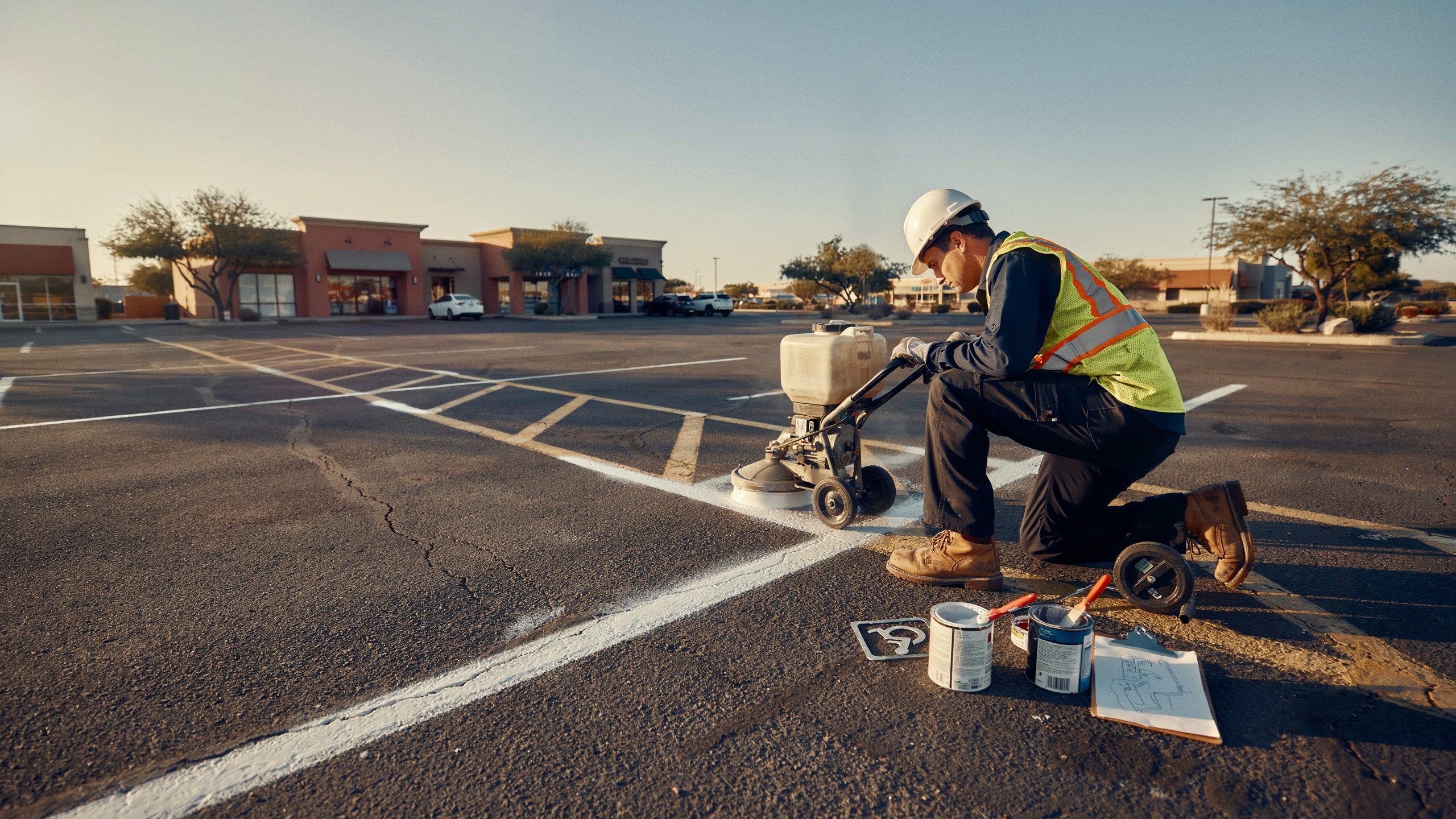How Many Line Painting Businesses Are in San Antonio?
